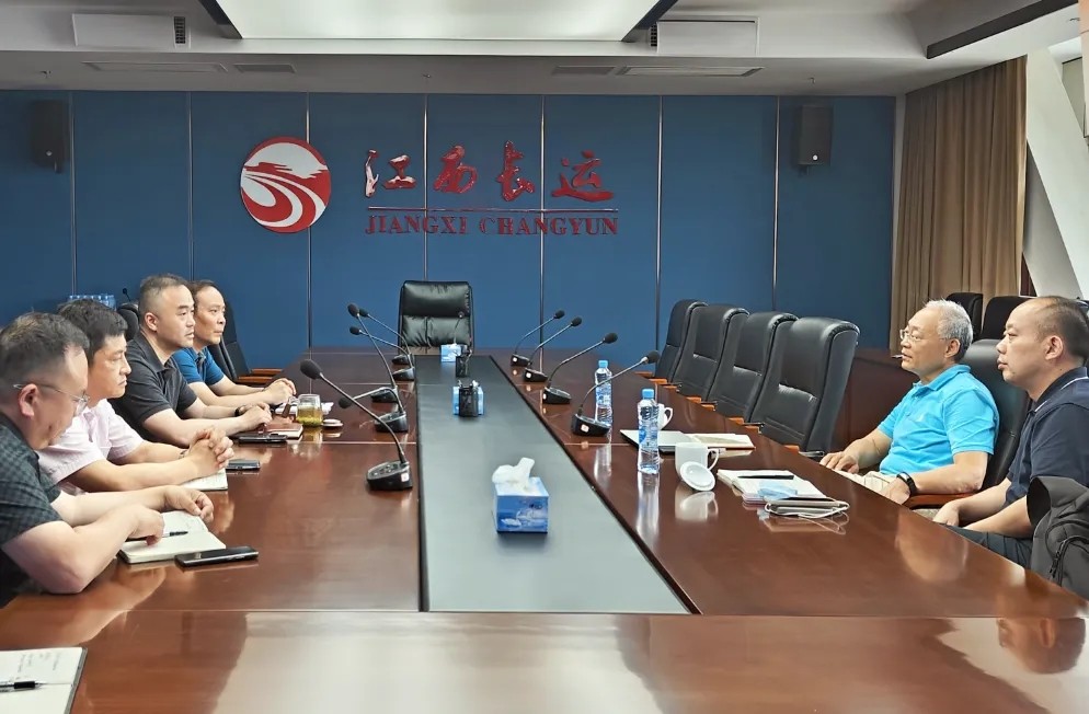 中物聯(lián)規(guī)劃研究院到江西長(zhǎng)運(yùn)交流調(diào)研 劉磊、占梁陪同